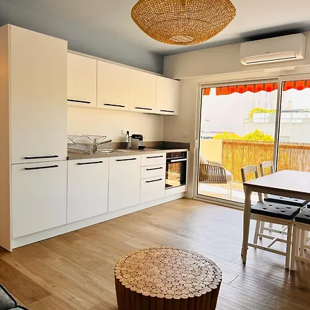 Hacienda - 6 Couchages - Terrasse & Garage أنتيب